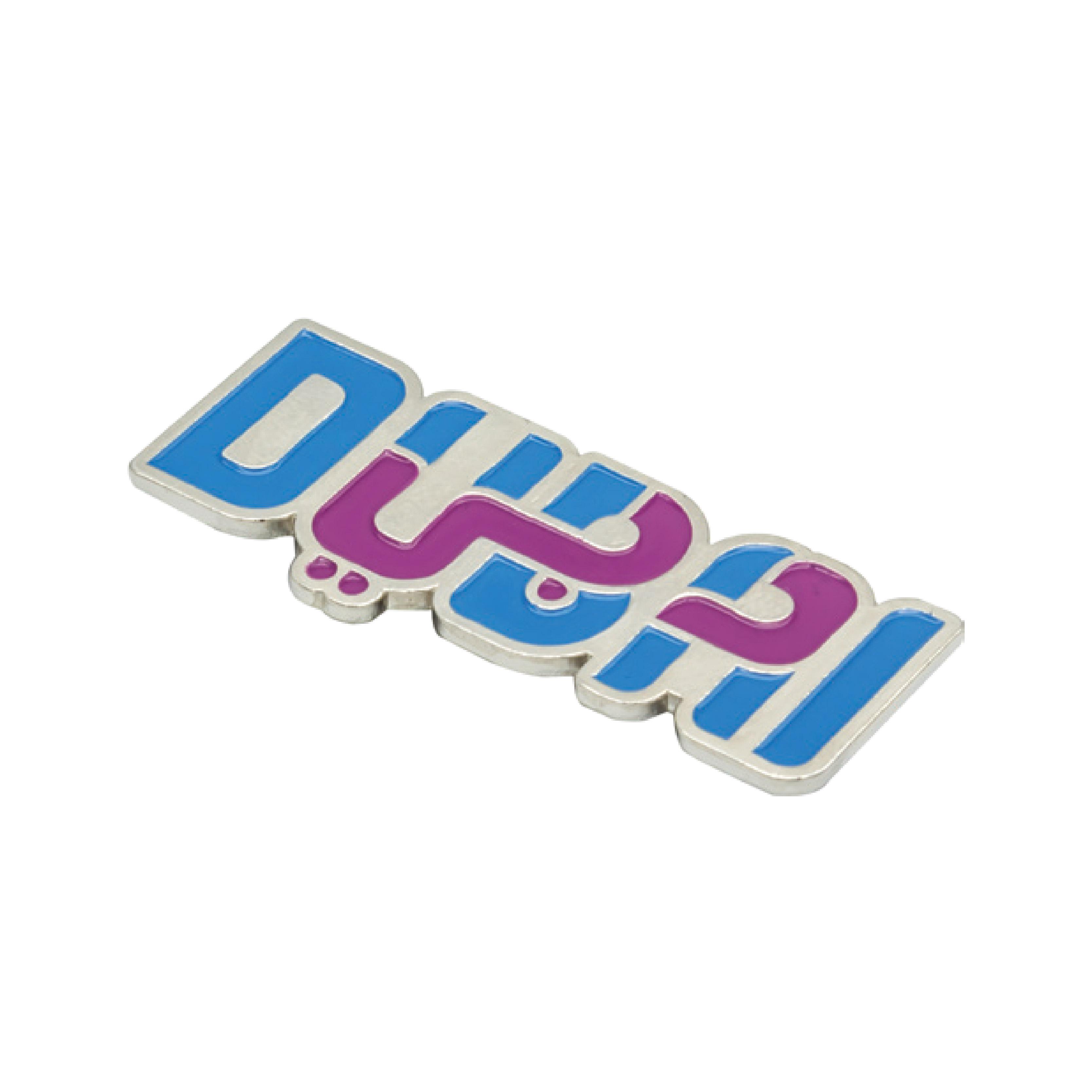 Dubai Metal Badge Debossed Design with Logo